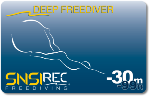 SNSI Deep Freediver Card