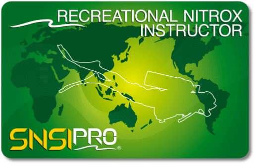 SNSI Recreational Nitrox Instructor Card