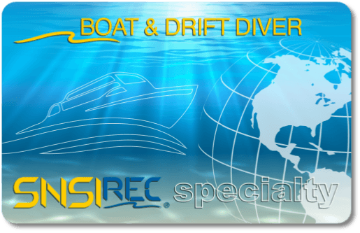 SNSI Boat & Drift Diver Card