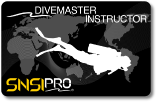 SNSI Divemaster Instructor Card