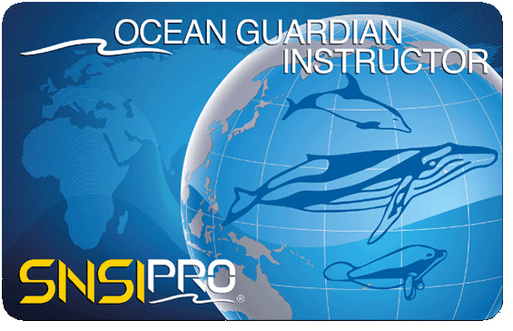 SNSI Ocean Guardian Instructor Card